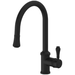 Armando Vicario Provincial Kitchen Mixer Tap with Pull Out Lead Free Black 400674B-LF by Armando Vicario, a Kitchen Taps & Mixers for sale on Style Sourcebook