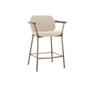 Natadora Solace Armed Barstool - Dunes - Latte Oak by Natadora, a Bar Stools for sale on Style Sourcebook