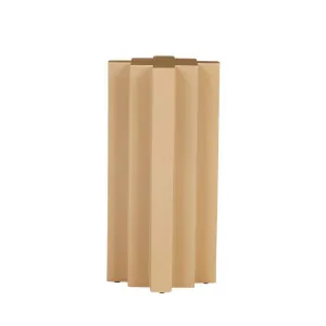 Crete Tall Side Table - Almond Glazed by GlobeWest, a Outdoor Furniture for sale on Style Sourcebook