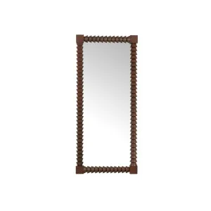 Trove Geo Floor Mirror - Chestnut by GlobeWest, a Statues & Ornaments for sale on Style Sourcebook
