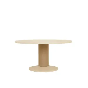 Dakota Outdoor Round Dining Table - Sand Fleck - Beige by GlobeWest, a Outdoor Furniture for sale on Style Sourcebook