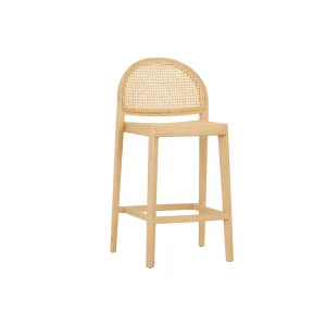 Tolv Luk Barstool - Blonde Oak - Natural Rattan by Tolv, a Bar Stools for sale on Style Sourcebook