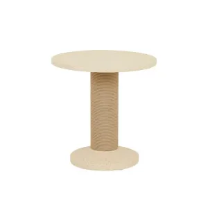 Dakota Side Table - Sand Fleck - Beige by GlobeWest, a Outdoor Furniture for sale on Style Sourcebook