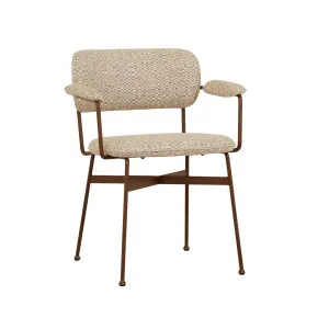 Piccolo Dining Armchair - Dorian - Matt Chocolate by GlobeWest, a Chairs for sale on Style Sourcebook