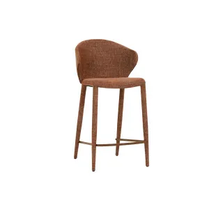 Theo Barstool - Tawny - Nutmeg PU by GlobeWest, a Bar Stools for sale on Style Sourcebook