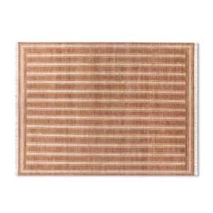 Bower Wren Stripe Rug - Sunset by GlobeWest, a Contemporary Rugs for sale on Style Sourcebook