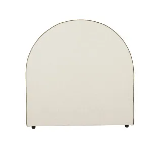 Madrid Arch Low Bedhead - Wheat - Loden Velvet by GlobeWest, a Bed Heads for sale on Style Sourcebook