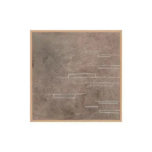 Quiet Desert Hand Painted Wall Art - Soft Clay by GlobeWest, a Mirrors for sale on Style Sourcebook
