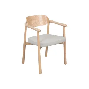 Kaia Dining Armchair - Natural Fleck - Natural Ash by GlobeWest, a Chairs for sale on Style Sourcebook