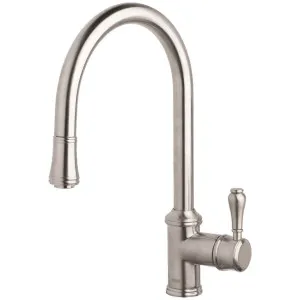 Armando Vicario Provincial Kitchen Mixer Tap with Pull Out Lead Free Nickel 400674BN-LF by Armando Vicario, a Kitchen Taps & Mixers for sale on Style Sourcebook