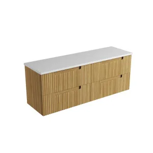 Lovina Tier Wall Hung 1500mm - Flat Stone Top, Pure by Aulic, a Vanities for sale on Style Sourcebook