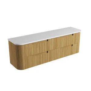 Varcelli Tier Wall Hung 1800mm - Flat Stone Top, Pure by Aulic, a Vanities for sale on Style Sourcebook