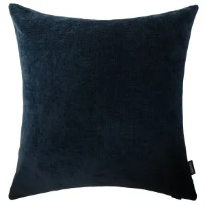Ember Navy Square Chenille Cushion - 60x60cm by Urban Road, a Cushions, Decorative Pillows for sale on Style Sourcebook