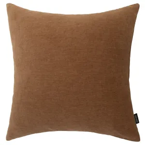 Ember Rust Square Chenille Cushion - 60x60cm by Urban Road, a Cushions, Decorative Pillows for sale on Style Sourcebook