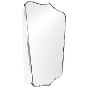 Turner Hastings Mayer 80x50 Shield Bathroom Mirror Shaving Cabinet Chrome MA406SC-CH by Turner Hastings, a Mirrors for sale on Style Sourcebook