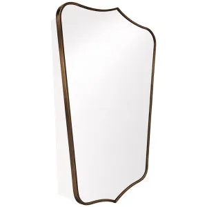 Turner Hastings Mayer 80x50 Shield Bathroom Mirror Shaving Cabinet English Bronze MA408SC-EB by Turner Hastings, a Mirrors for sale on Style Sourcebook