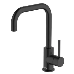 Abey Lucia Lead-Free Square Sidelever Mixer Tap Black 3K3-B-LF by Abey, a Kitchen Taps & Mixers for sale on Style Sourcebook