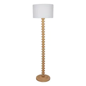 Luxon Floor Lamp 40x150cm in Natural by OZ Design, a Floor Lamps for sale on Style Sourcebook