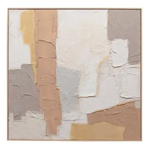 Serenity 1 Box Framed Canvas in 100 x 100cm by OZ Design, a Painted Canvases for sale on Style Sourcebook
