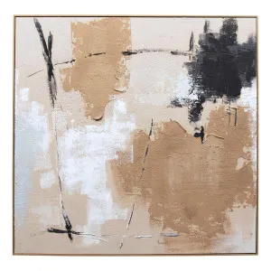 Biscotti Box Framed Canvas in 120 x 120cm by OZ Design, a Painted Canvases for sale on Style Sourcebook