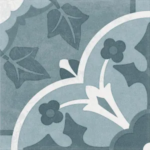 Antica Ivy Ocean (Matt) 200x200 by Sanctuary Makers, a Encaustic Tiles for sale on Style Sourcebook