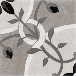 Antica Lush Charcoal (Matt) 200x200 by Sanctuary Makers, a Encaustic Tiles for sale on Style Sourcebook