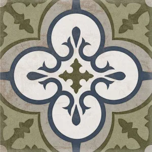 Antica Odette Panama Olive (Matt) 200x200 by Sanctuary Makers, a Encaustic Tiles for sale on Style Sourcebook