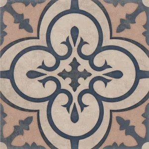 Antica Odette Storm Clay (Matt) 200x200 by Sanctuary Makers, a Encaustic Tiles for sale on Style Sourcebook