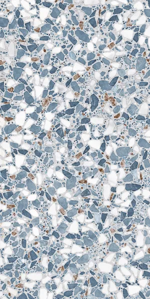 Terra Foray Blue Heaven (Matt) 300x600 by Sanctuary Makers, a Terrazzo Look Tiles for sale on Style Sourcebook