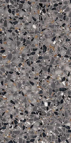 Terra Foray Ebony Espresso (Matt) 300x600 by Sanctuary Makers, a Terrazzo Look Tiles for sale on Style Sourcebook