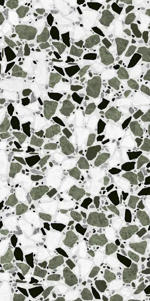 Terra Kosmo Deep Olive (Matt) 300x600 by Sanctuary Makers, a Terrazzo Look Tiles for sale on Style Sourcebook