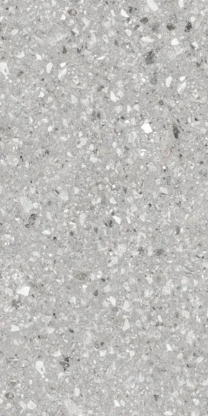 Terra Lusso Steel (Satin) 300x600 by Sanctuary Makers, a Terrazzo Look Tiles for sale on Style Sourcebook