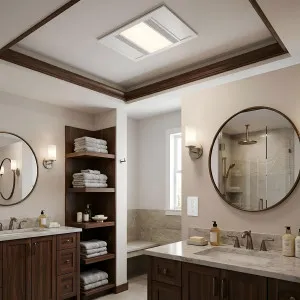 Vencha Apex AC 3 in 1 Bathroom Heater, Exhaust Fan & LED Light - White by Vencha, a Exhaust Fans for sale on Style Sourcebook
