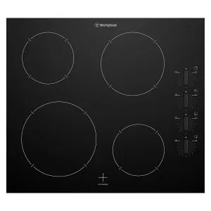 Westinghouse 60cm 4 Zone Ceramic Cooktop WHC642BE by Westinghouse, a Cooktops for sale on Style Sourcebook