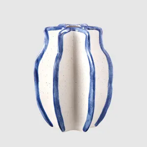Prism Vase Blue & White by Florabelle Living, a Vases & Jars for sale on Style Sourcebook