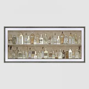 Gin Collection Framed Art 64 X 4.5 X 144cm by Gallery Home, a Prints for sale on Style Sourcebook