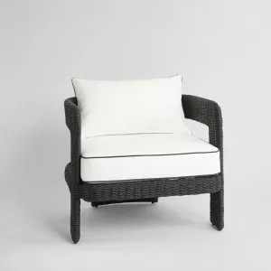 Cassius Occasional Armchair Outdoor Black by OneWorld Collection, a Chairs for sale on Style Sourcebook