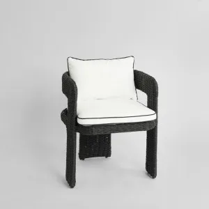 Cassius Occasional Dining Chair Outdoor Black by OneWorld Collection, a Dining Chairs for sale on Style Sourcebook