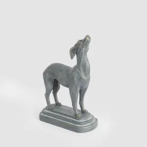 Lino Dog Sculpture Black by Florabelle Living, a Statues & Ornaments for sale on Style Sourcebook
