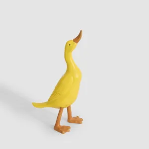 Standing Duck Sculpture Large Yellow by Florabelle Living, a Statues & Ornaments for sale on Style Sourcebook