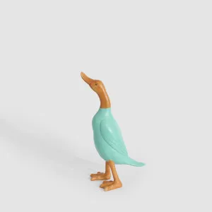 Standing Duck Sculpture Small Blue by Florabelle Living, a Statues & Ornaments for sale on Style Sourcebook