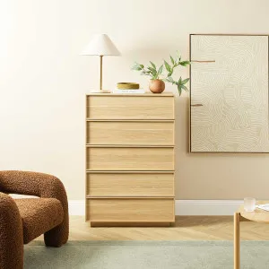 Osaka Tallboy - Natural - Mocka by Mocka., a Dressers & Chests of Drawers for sale on Style Sourcebook