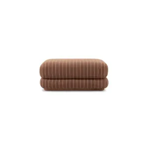 Stack Outdoor Small Ottoman - [ Terra Rossa ] by ELLISON STUDIOS., a Outdoor Benches for sale on Style Sourcebook