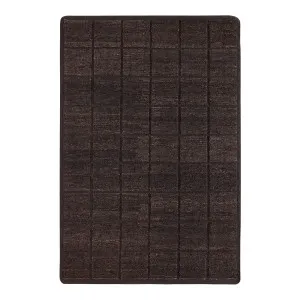 Relief Grid Floor Rug 3 x 4m - [ Grid Espresso ] by Ellison Studios, a Contemporary Rugs for sale on Style Sourcebook