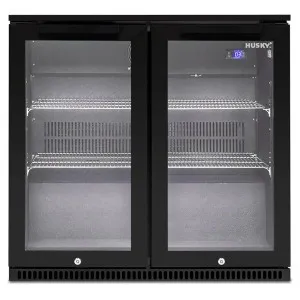 Husky 190L Double Door Outdoor Beverage Fridge Black ALFC2BLK840ELB by Husky, a Refrigerators, Freezers for sale on Style Sourcebook