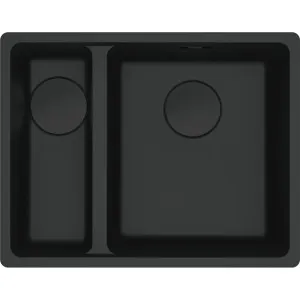 Franke Maris Granite One and a Half Bowl, 340-150mm, Topmount, Left Hand, Matte Black by Franke, a Kitchen Sinks for sale on Style Sourcebook