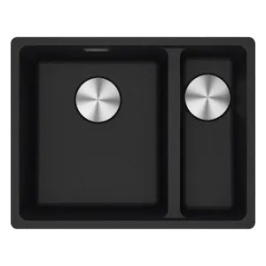 Franke Maris Granite One and a Half Bowl, 340-150mm, Topmount, Right Hand, Onyx by Franke, a Kitchen Sinks for sale on Style Sourcebook
