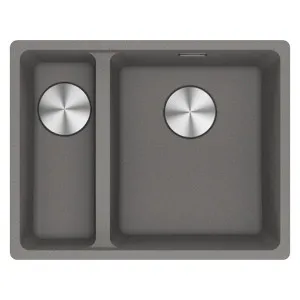 Franke Maris Granite One and a Half Bowl, 340-150mm, Topmount, Left Hand, Stone Grey by Franke, a Kitchen Sinks for sale on Style Sourcebook