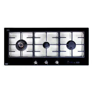 Franke Professional 3 Burner Low Profile Gas Cooktop Black Glass 100cm by Franke, a Cooktops for sale on Style Sourcebook