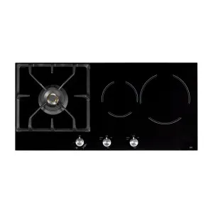 Franke Professional Gas & Induction Cooktop Black Ceramic Glass 85cm by Franke, a Cooktops for sale on Style Sourcebook